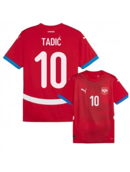 Billige Serbia Dusan Tadic #10 Hjemmedrakt EM 2024 Kortermet